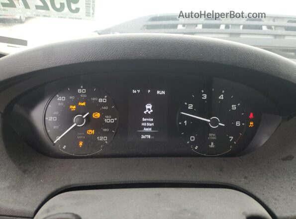 3C6LRVDGXRE132153 2024 RAM PROMASTER White Вид щитка приладів