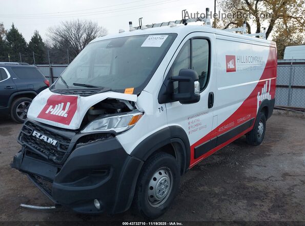 3C6LRVVG7PE572178 2023 RAM PROMASTER 2500 White Vista tres cuartos delantera izquierda