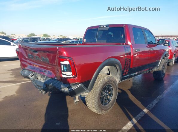 3C6TR5EJ5NG417626 2022 RAM 2500 Красный Задняя правая четверть