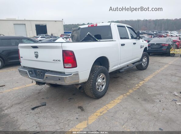 3C6UR5CL6JG348013 2018 RAM 2500 Белый Задняя правая четверть