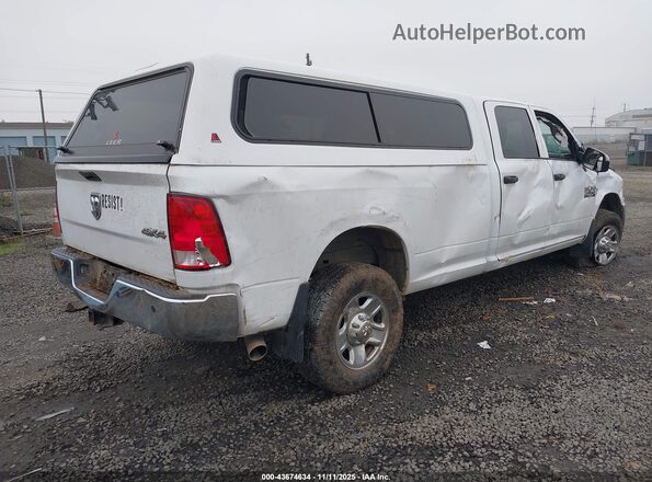 3C6UR5HL2JG364508 2018 RAM 2500 Белый Задняя правая четверть
