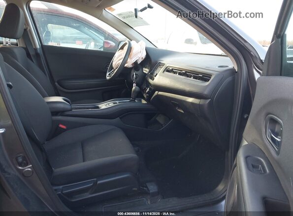 3CZRU6H39NM718013 2022 HONDA HR-V Gray Widok wnętrza z przodu