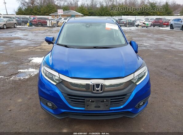 3CZRU6H55NM744352 2022 HONDA HR-V Blue ხელსაწყოთა პანელის ხედი