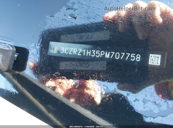 3CZRZ1H35PM707758 2023 HONDA HR-V Бирюзовый Вид подкапотного пространства