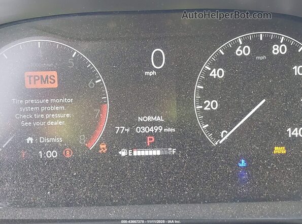 3CZRZ1H71RM761144 2024 HONDA HR-V Серый 