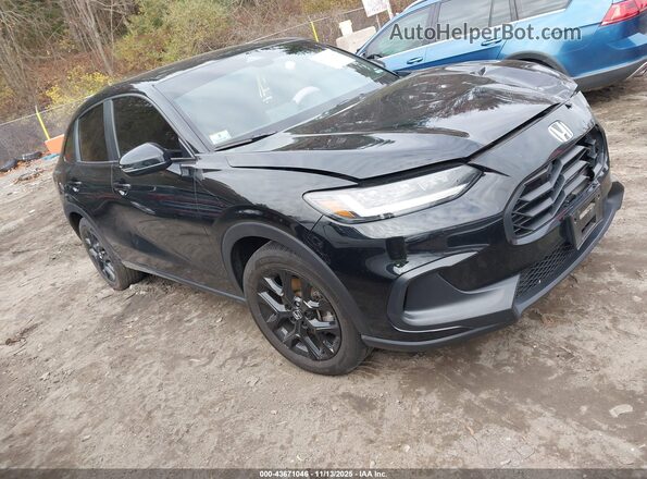 3CZRZ2H53RM757276 2024 HONDA HR-V Черный Передняя правая четверть