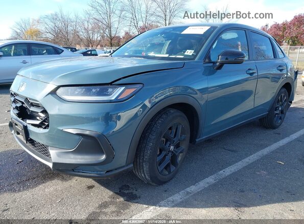 3CZRZ2H56PM709980 2023 HONDA HR-V Синий Передняя левая четверть