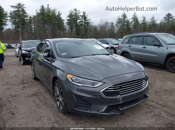 3FA6P0CD7LR137094 2020 FORD FUSION Gray Przód prawy