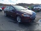 2018 Ford Fusion Se Burgundy vin: 3FA6P0HD4JR160435
