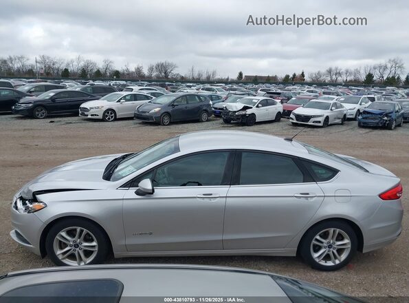3FA6P0LU1JR221750 2018 FORD FUSION HYBRID Серебряный Панорамный вид салона 360°