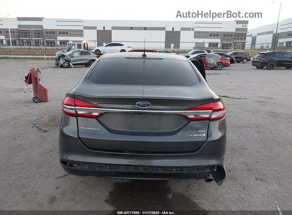 3FA6P0LU2HR195976 2017 FORD FUSION HYBRID Серый 