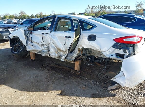 3FA6P0LU3GR316349 2016 FORD FUSION HYBRID White Widok z przodu