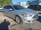 2017 Ford Fusion Hybrid Se Silver vin: 3FA6P0LU3HR344217