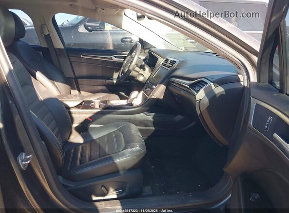 3FA6P0LU6GR341620 2016 FORD FUSION HYBRID Серый Вид салона спереди