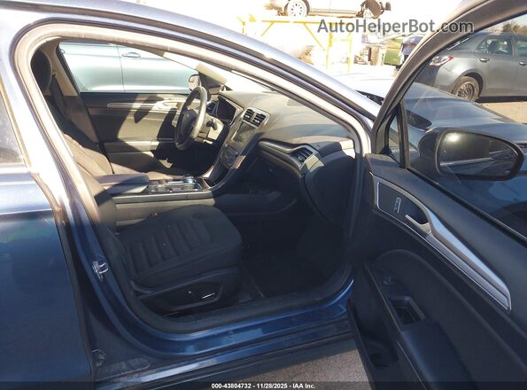 3FA6P0LU6JR272595 2018 FORD FUSION HYBRID Синий Вид салона спереди