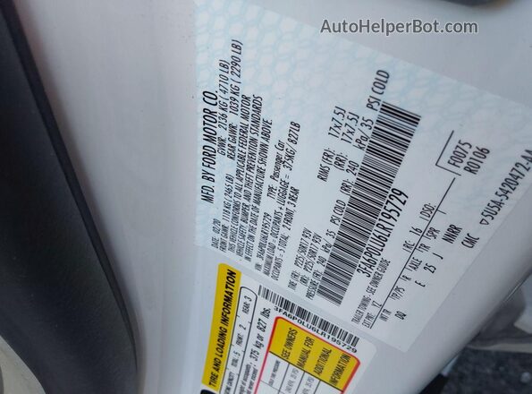 3FA6P0LU6LR195729 2020 FORD FUSION  