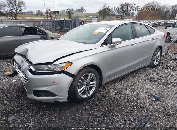 3FA6P0LU7GR350892 2016 FORD FUSION HYBRID Серебряный Передняя левая четверть