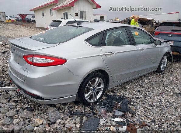3FA6P0LU7GR350892 2016 FORD FUSION HYBRID Серебряный Задняя правая четверть