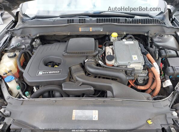 3FA6P0LU7HR286208 2017 FORD FUSION HYBRID Серый Вид сзади