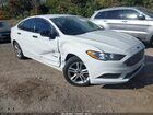 2018 Ford Fusion Hybrid Se White vin: 3FA6P0LU7JR158282