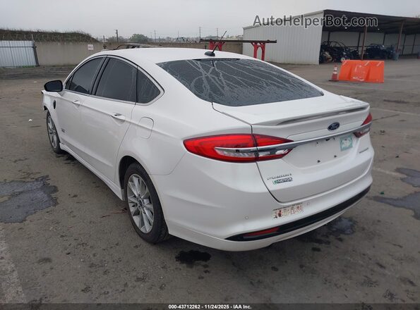3FA6P0SU1HR201686 2017 FORD FUSION ENERGI White უკანა მარცხენა
