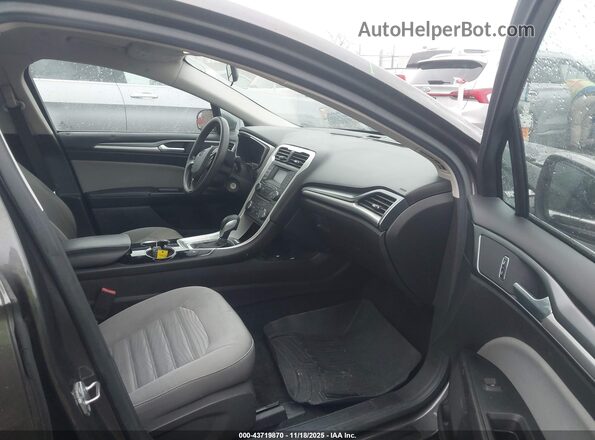 3FA6P0UU7GR124012 2016 FORD FUSION HYBRID Gray წინა სალონის ხედი