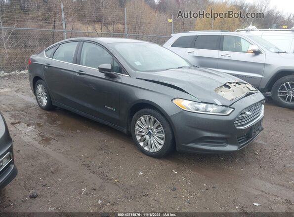 3FA6P0UU7GR124012 2016 FORD FUSION HYBRID Gray წინა მარჯვენა