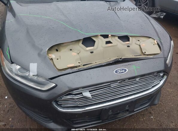 3FA6P0UU7GR124012 2016 FORD FUSION HYBRID Gray წინა ხედი