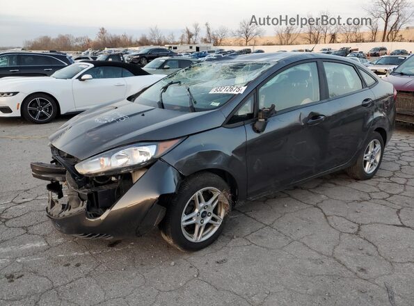 3FADP4BJ0KM110742 2019 FORD FIESTA Gray Przód lewy