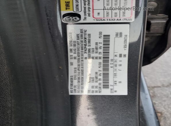3FADP4BJ0KM110742 2019 FORD FIESTA Gray Widok komory silnika