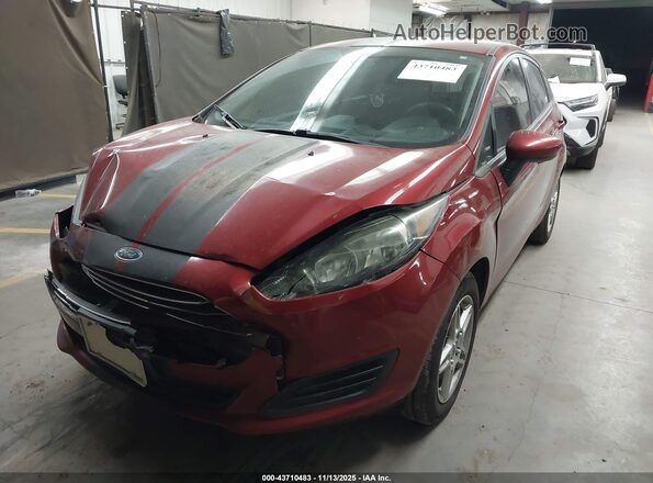 3FADP4EJ4HM104284 2017 FORD FIESTA Красный Передняя левая четверть
