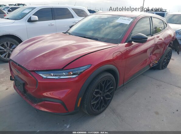 3FMTK1RM4PMA41284 2023 FORD MUSTANG MACH-E Красный Передняя левая четверть