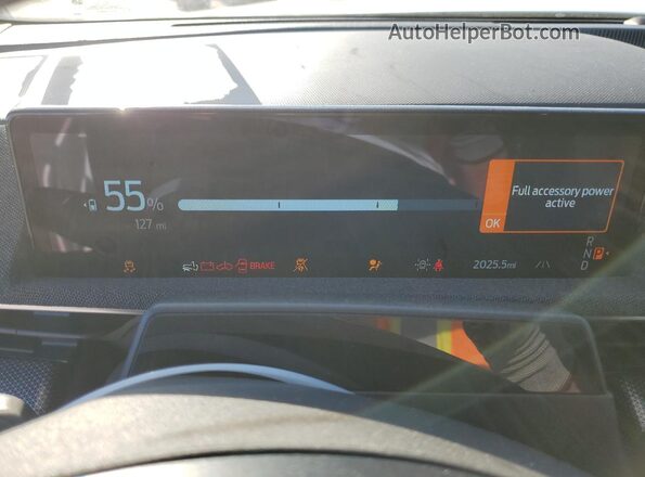 3FMTK4SX9SMA11096 2025 FORD MUSTANG Белый Вид щитка приборов