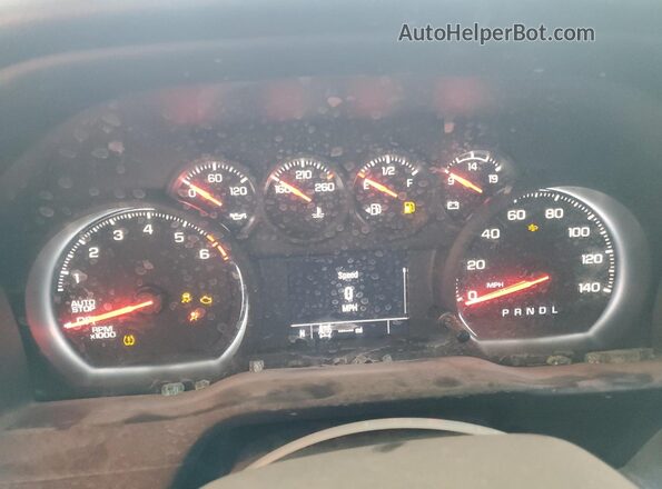 3GCPDCED4NG525873 2022 CHEVROLET SILVERADO White Vista del cuadro de instrumentos
