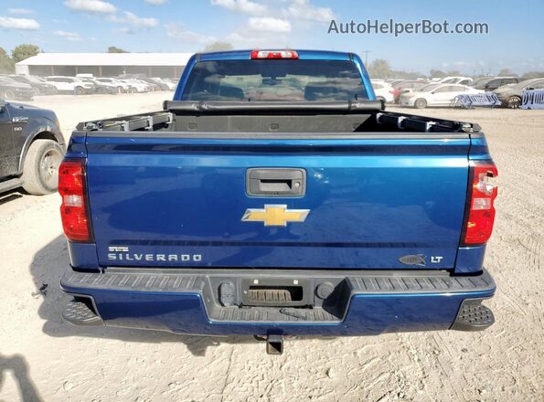 3GCUKREC8HG460727 2017 CHEVROLET SILVERADO Синий Вид сзади