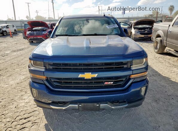 3GCUKREC8HG460727 2017 CHEVROLET SILVERADO Синий Вид спереди