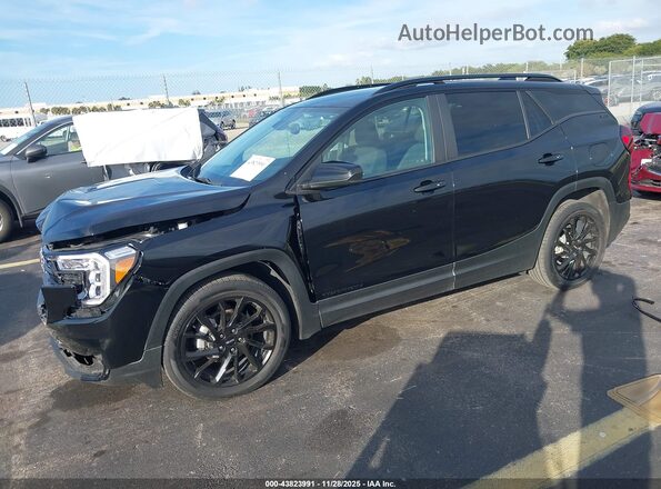 3GKALMEG0PL164388 2023 GMC TERRAIN Black Front left