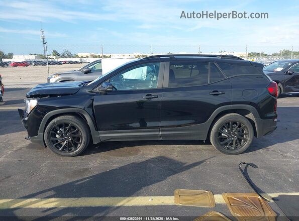 3GKALMEG0PL164388 2023 GMC TERRAIN Black Rear interior view