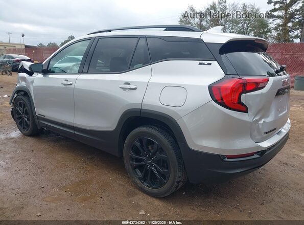 3GKALMEV4ML402396 2021 GMC TERRAIN Серебряный Задняя левая четверть