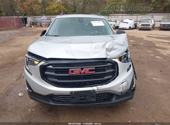 3GKALMEV4ML402396 2021 GMC TERRAIN Серебряный Вид щитка приборов