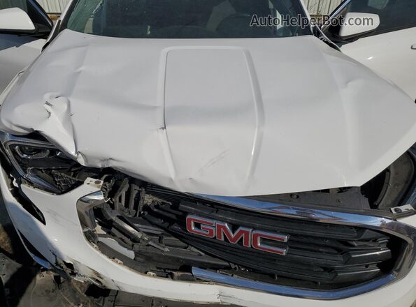 3GKALMEV8ML360380 2021 GMC TERRAIN White Вид підкапотного простору