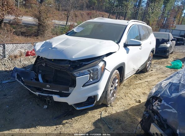 3GKALPEGXPL193558 2023 GMC TERRAIN White წინა მარცხენა ხედი სამი მეოთხედიდან