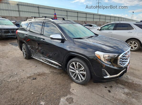 3GKALSEXXJL251307 2018 GMC TERRAIN Черный Передняя правая четверть