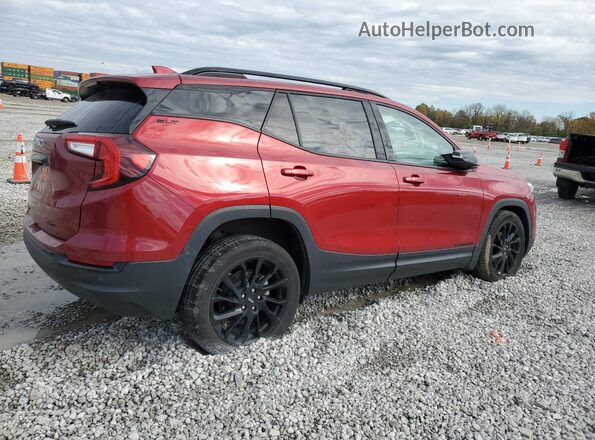3GKALVEG3PL135893 2023 GMC TERRAIN Бордовый Задняя правая четверть