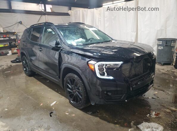 3GKALVEG6PL230013 2023 GMC TERRAIN Черный Передняя правая четверть
