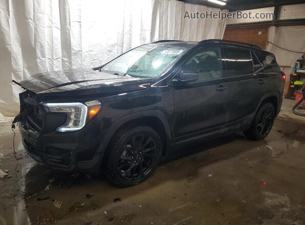 3GKALVEG6PL230013 2023 GMC TERRAIN Черный Передняя левая четверть