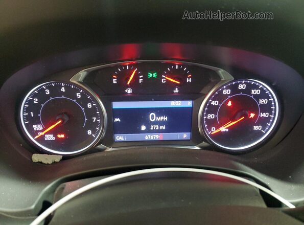 3GKALVEG6PL230013 2023 GMC TERRAIN Черный Вид щитка приборов