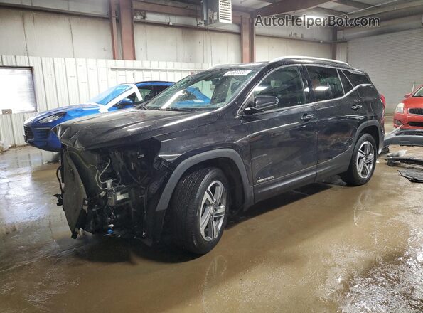 3GKALVEV0KL285595 2019 GMC TERRAIN Черный Передняя левая четверть