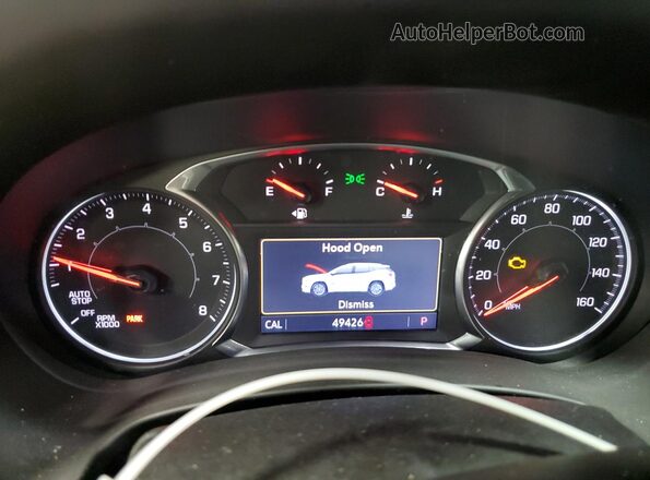 3GKALVEV0KL285595 2019 GMC TERRAIN Черный Вид щитка приборов