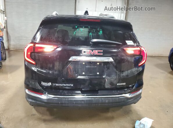3GKALVEV0KL285595 2019 GMC TERRAIN Черный Вид сзади